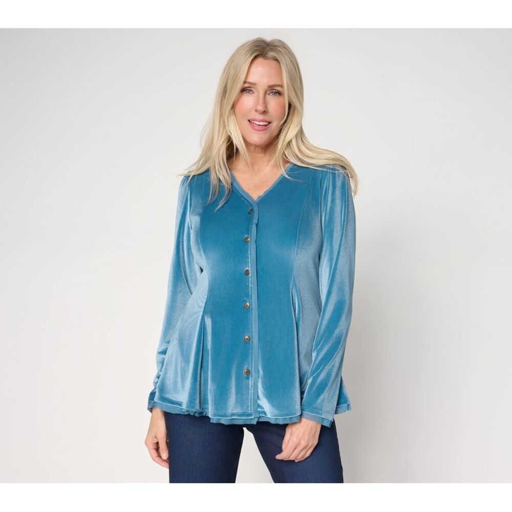 Gloria Vanderbilt Women's Top Sz L Make Your Selection: LOGO Lavish Blue A732185